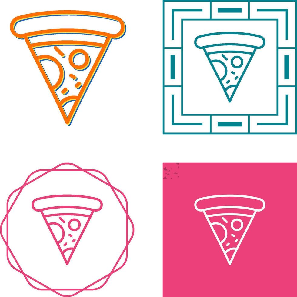 icono de vector de pizza