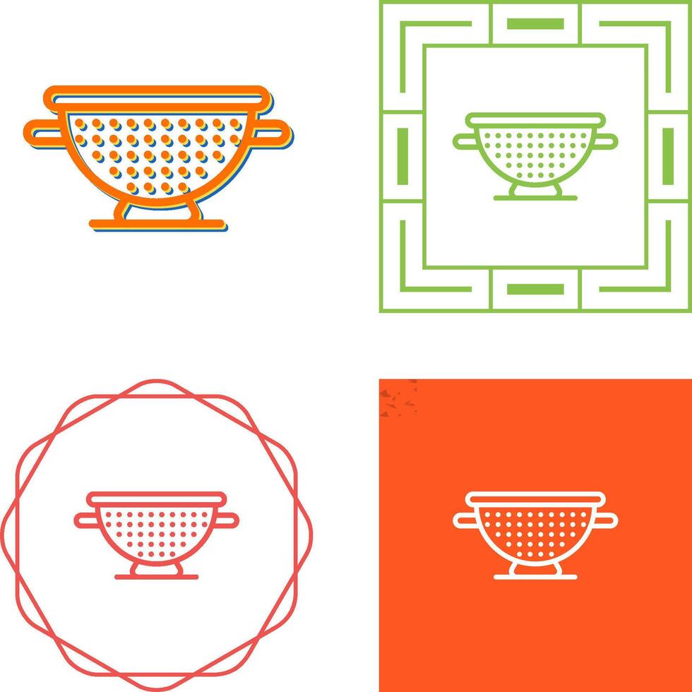 Colander Vector Icon