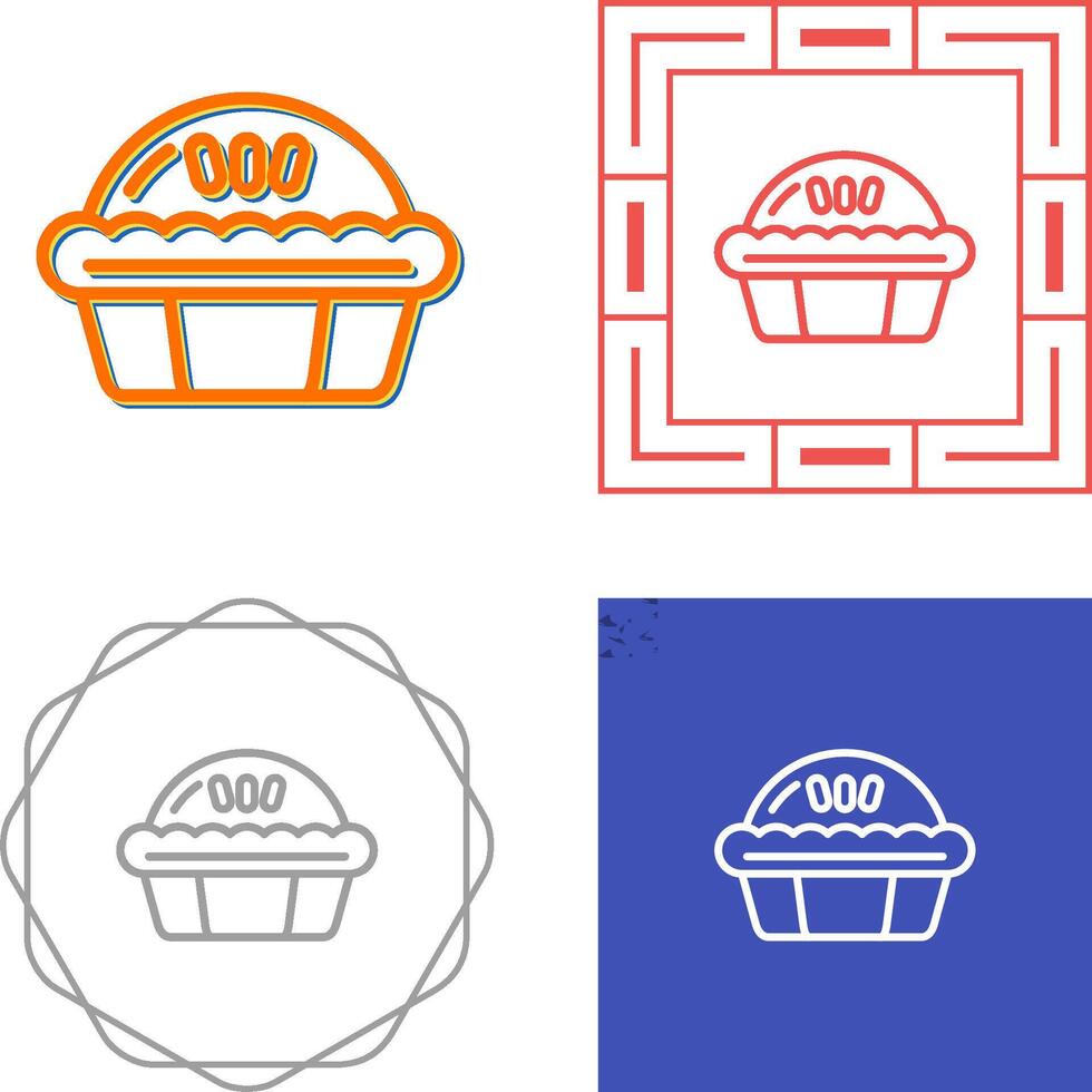 Pie Vector Icon