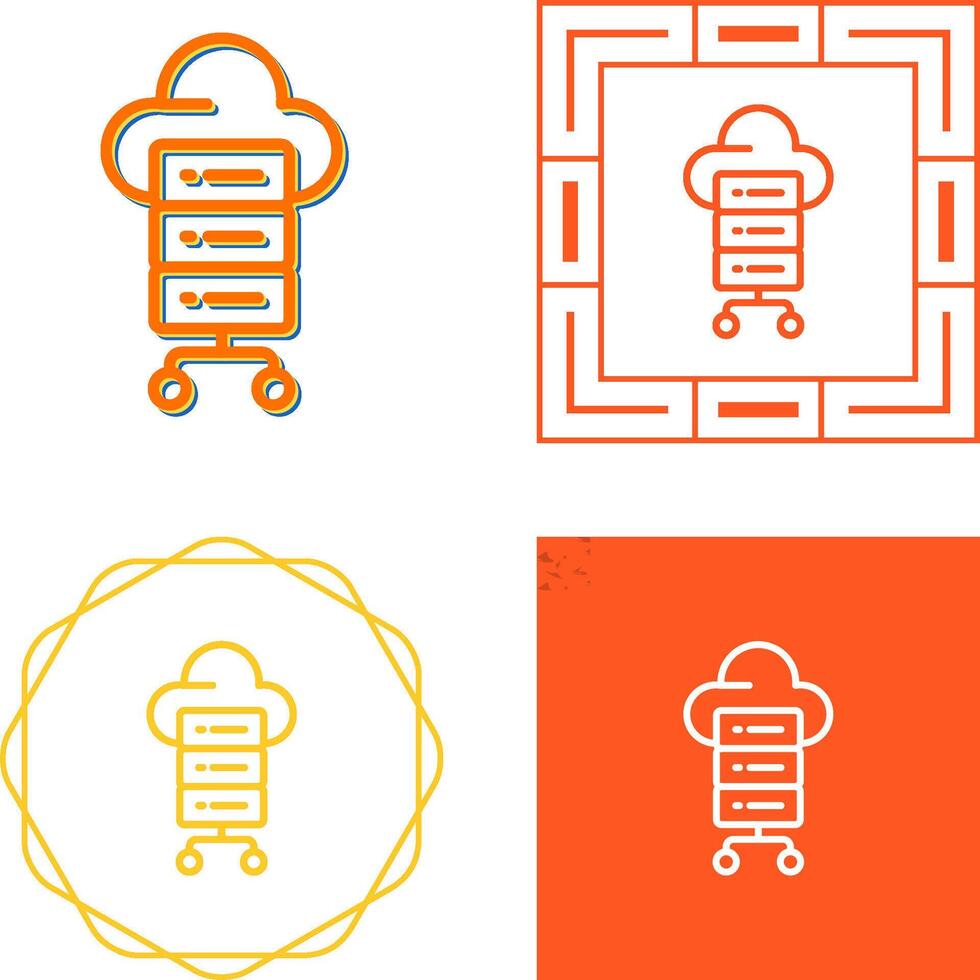 Cloud Computing Vector Icon