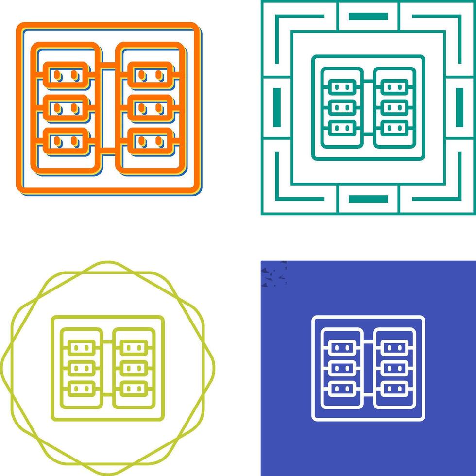 Server Room Vector Icon