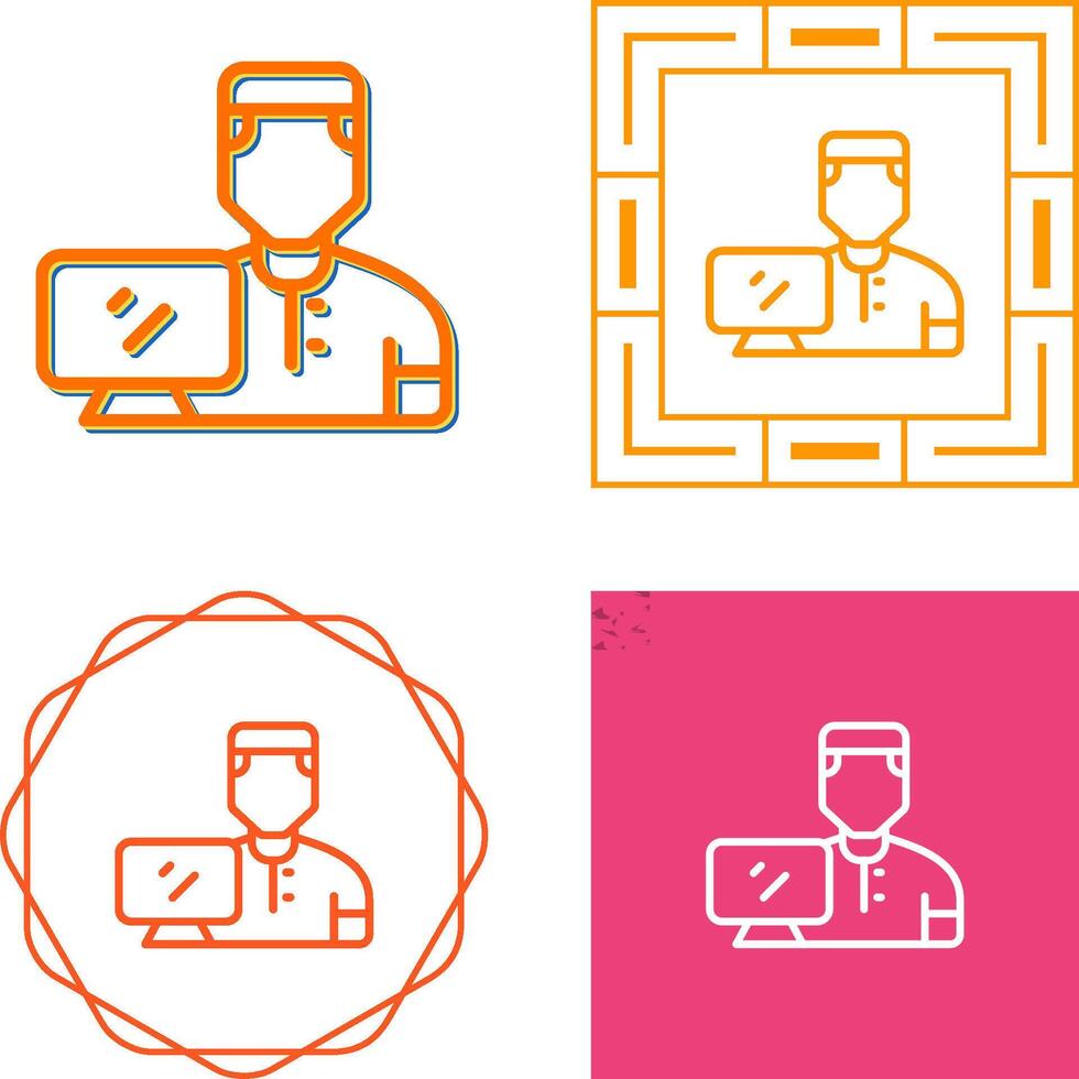 Working Man Vector Icon