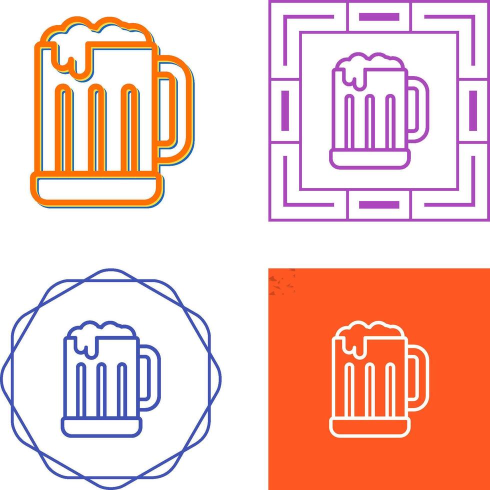 icono de vector de cerveza