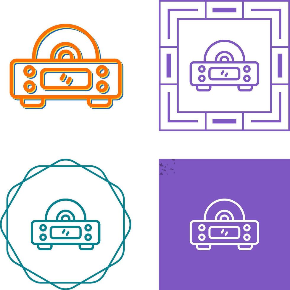 Cd Player Vector Icon