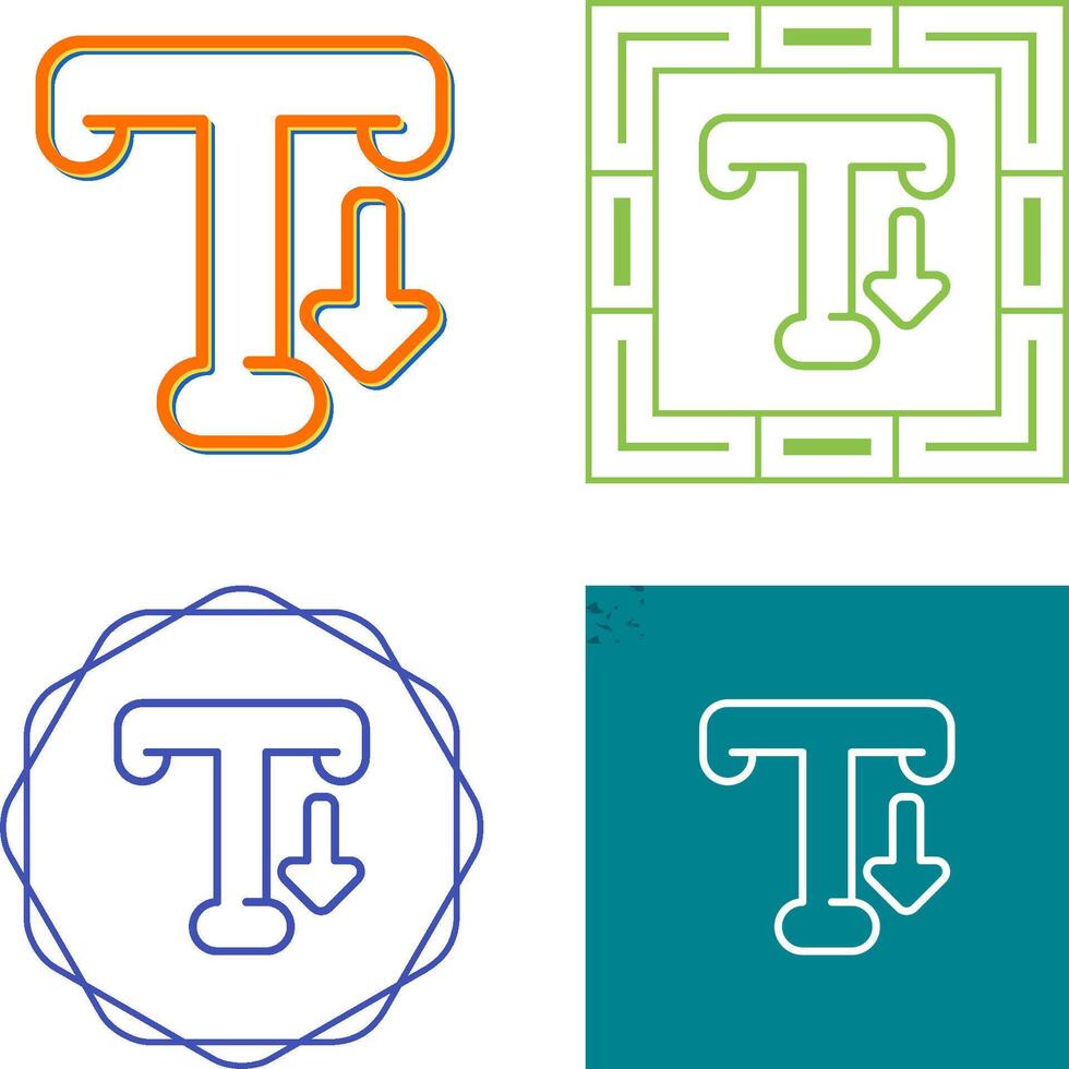 Typography Vector Icon