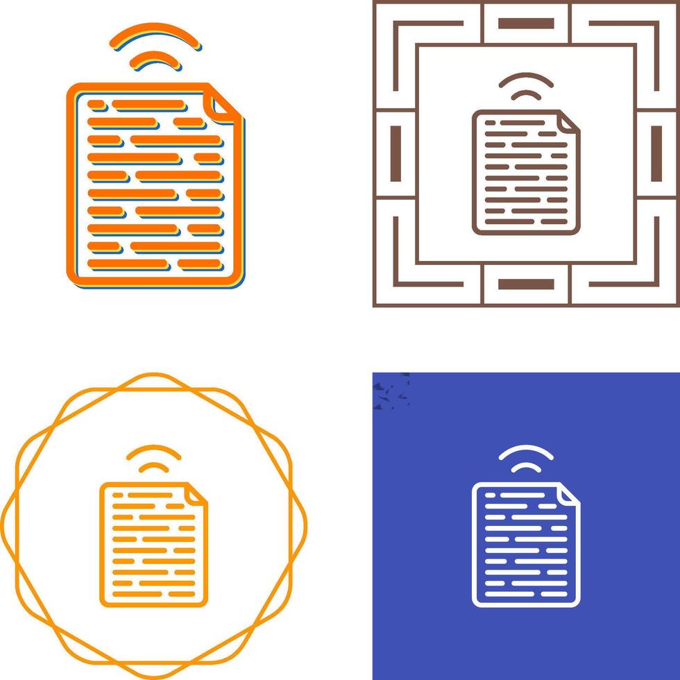 Document Vector Icon