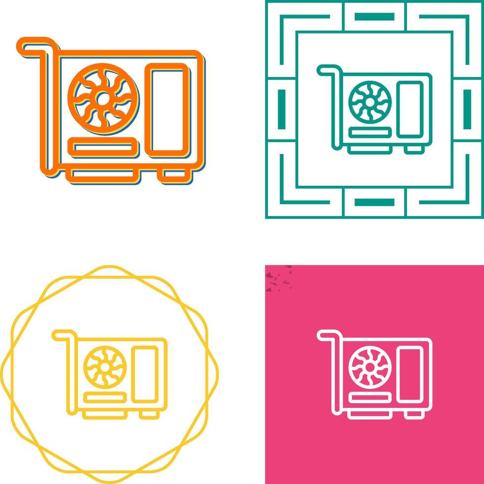Graphic Card Vector Icon