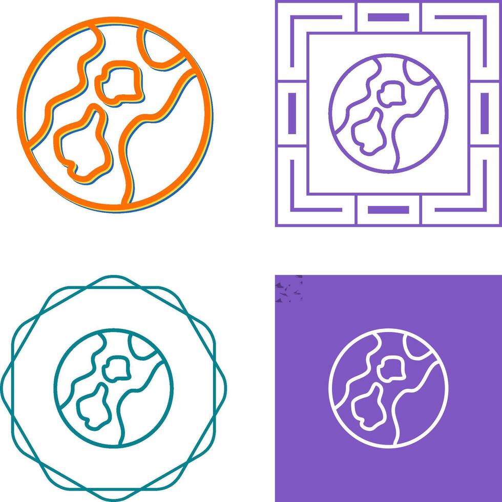 Earth Vector Icon