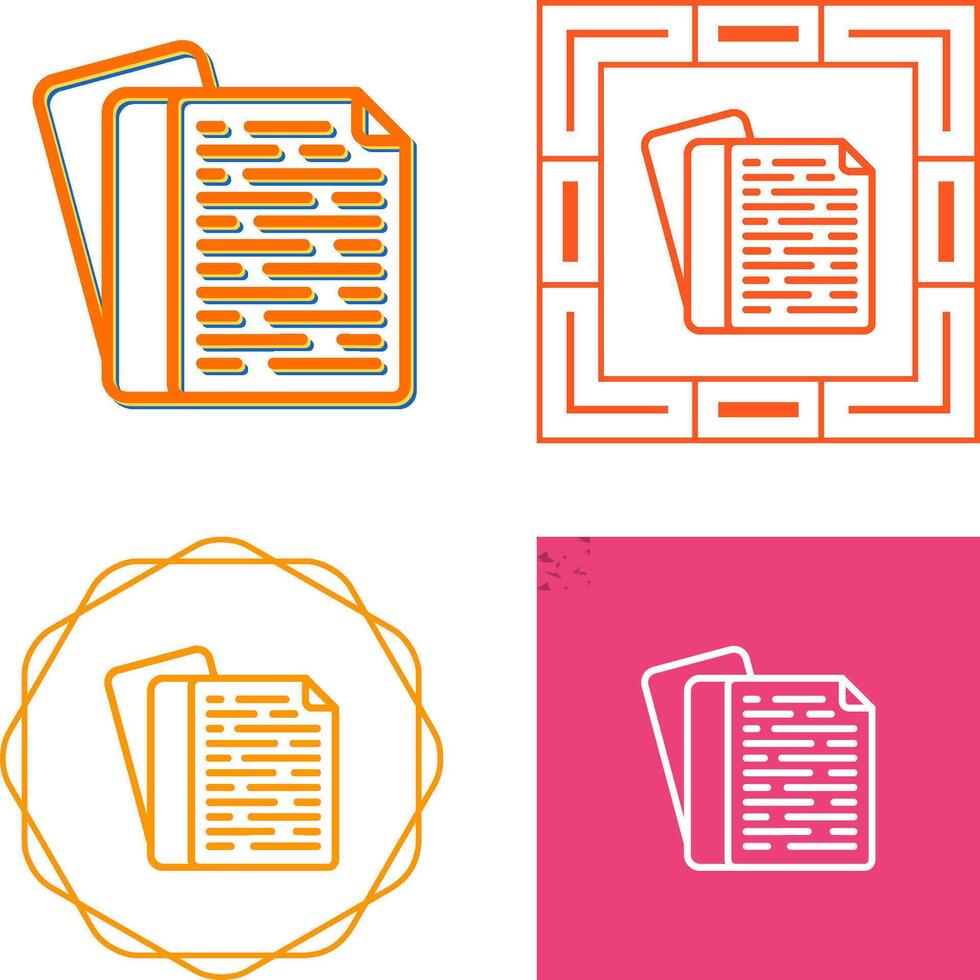 Documents Vector Icon