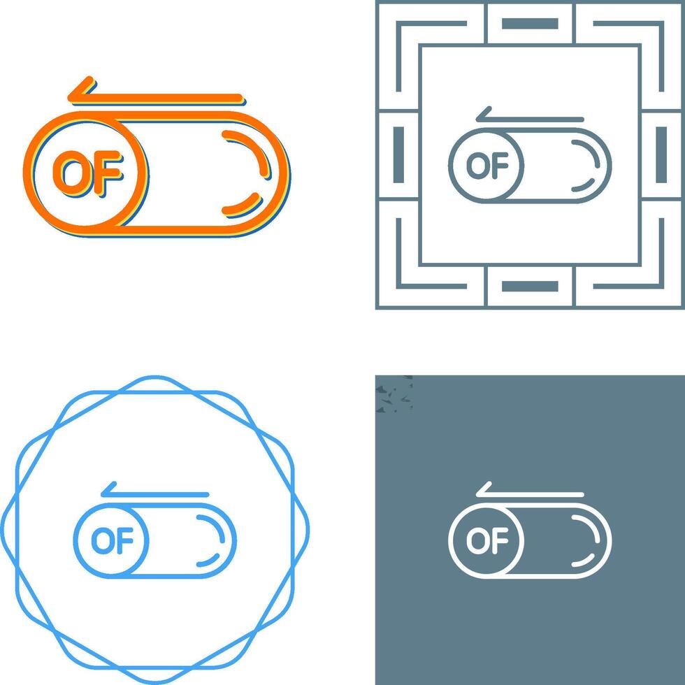 Of Button Vector Icon