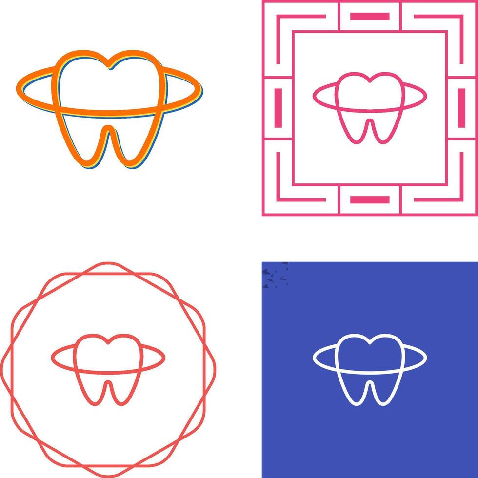 icono de vector de dientes