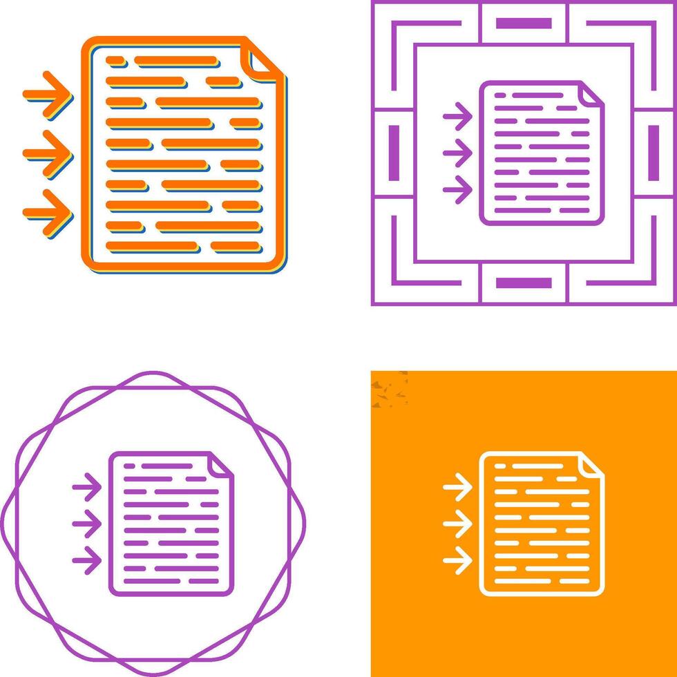 icono de vector de documento