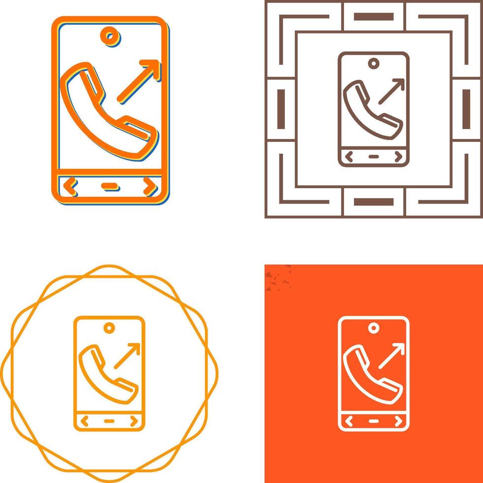 Out Going Call Vector Icon