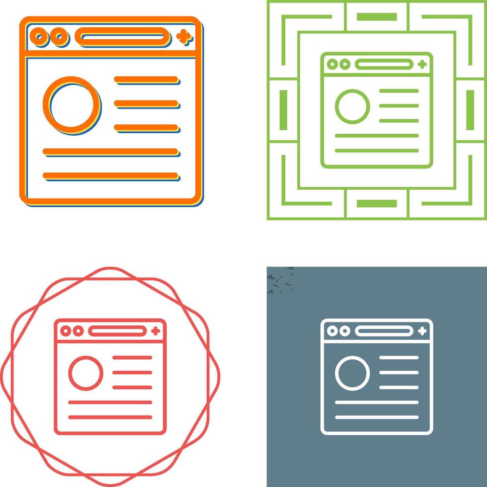 Browser Vector Icon