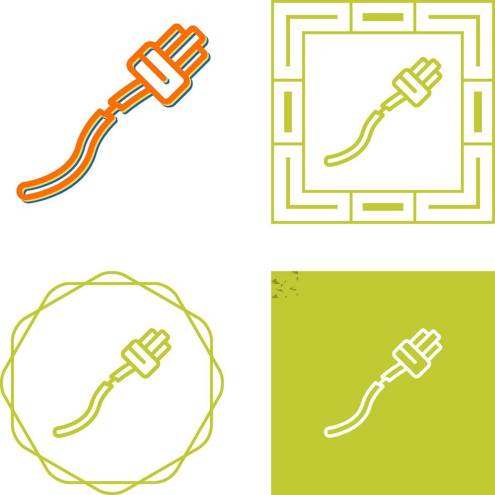 Broken Cable Vector Icon