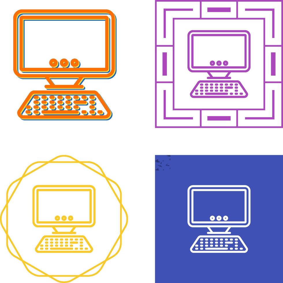 Desktop Vector Icon