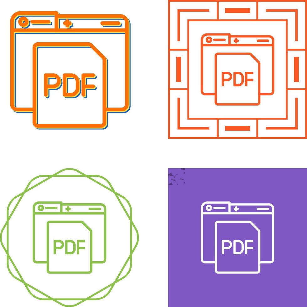 Pdf Vector Icon