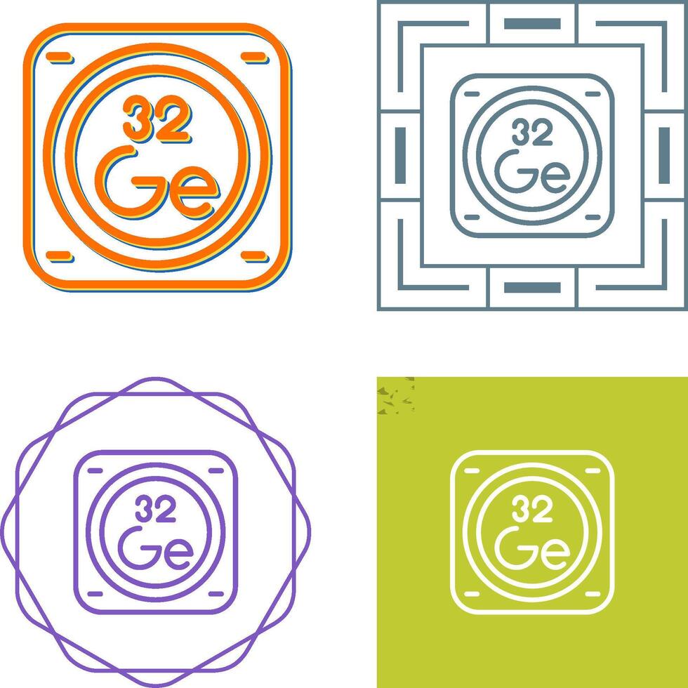 Chemical Element Vector Icon