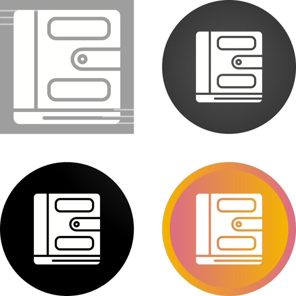 Notebook Vector Icon