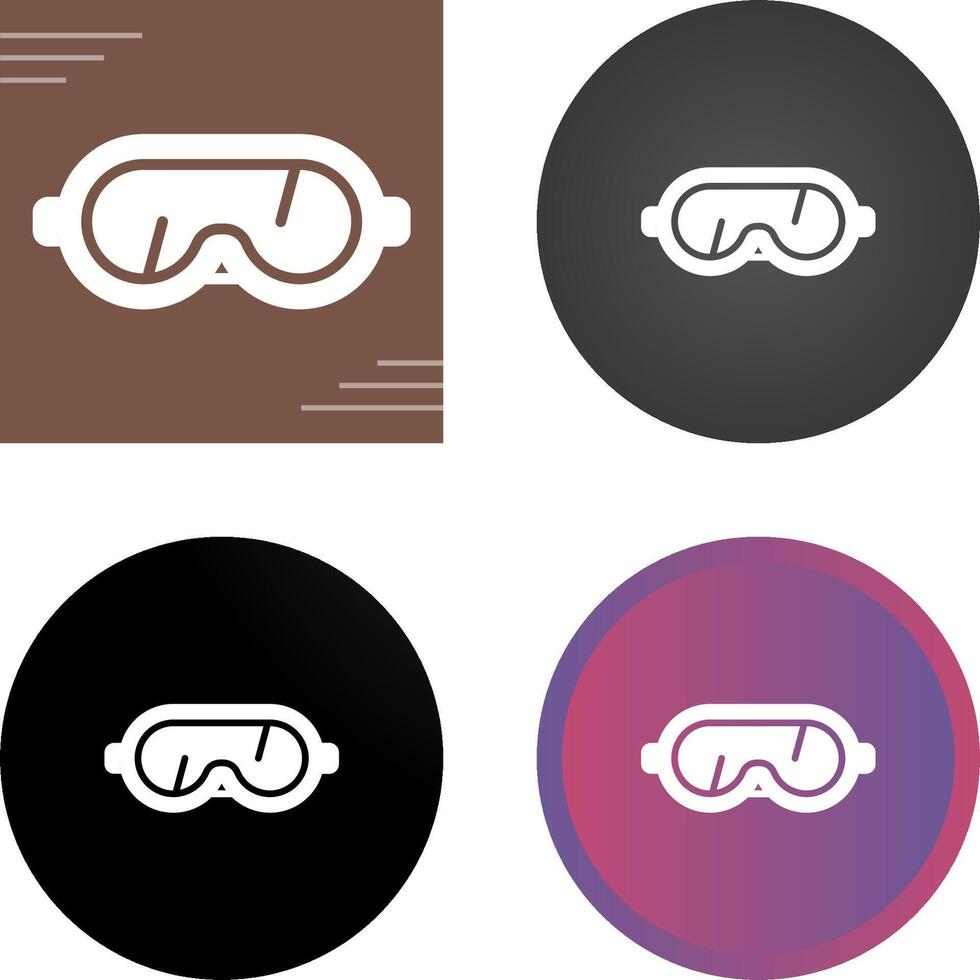 la seguridad gafas de protección vector icono