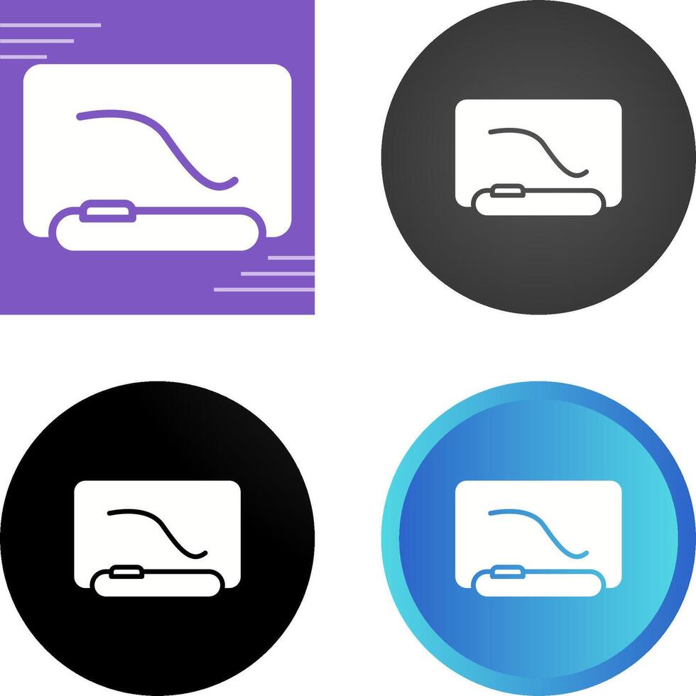Interactive Whiteboard Vector Icon