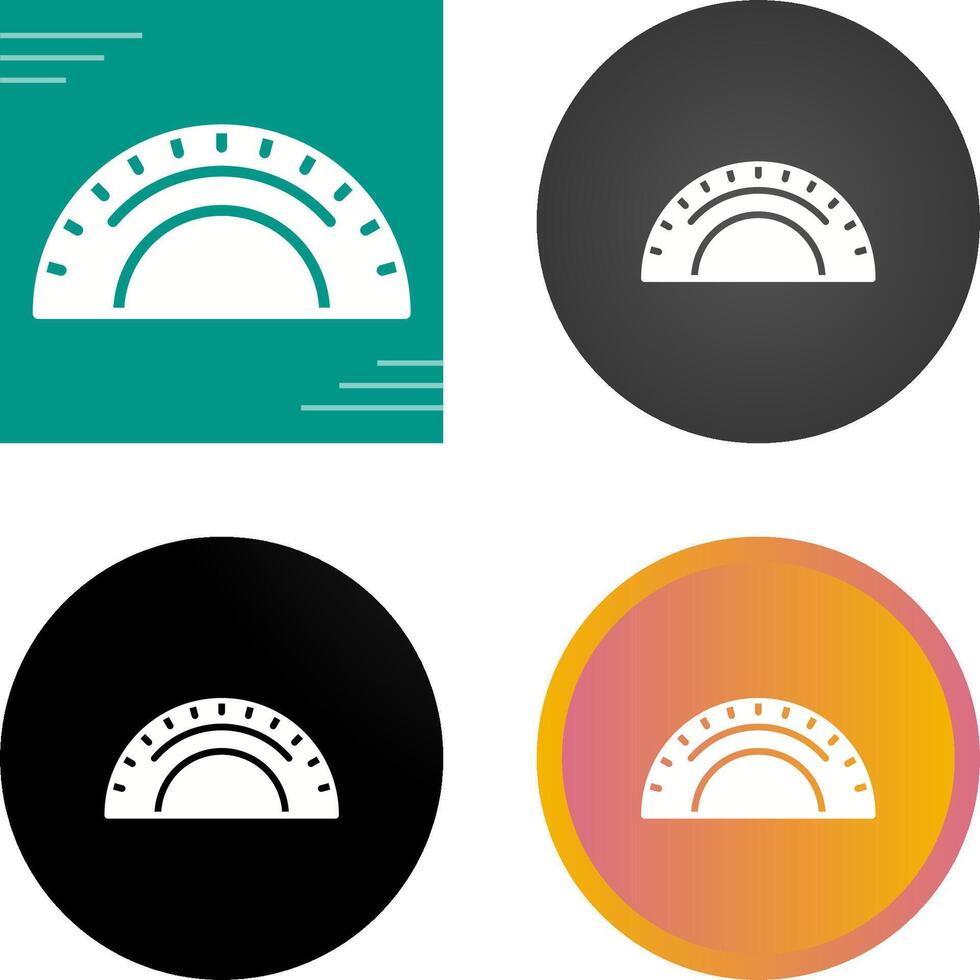 Protractor Vector Icon