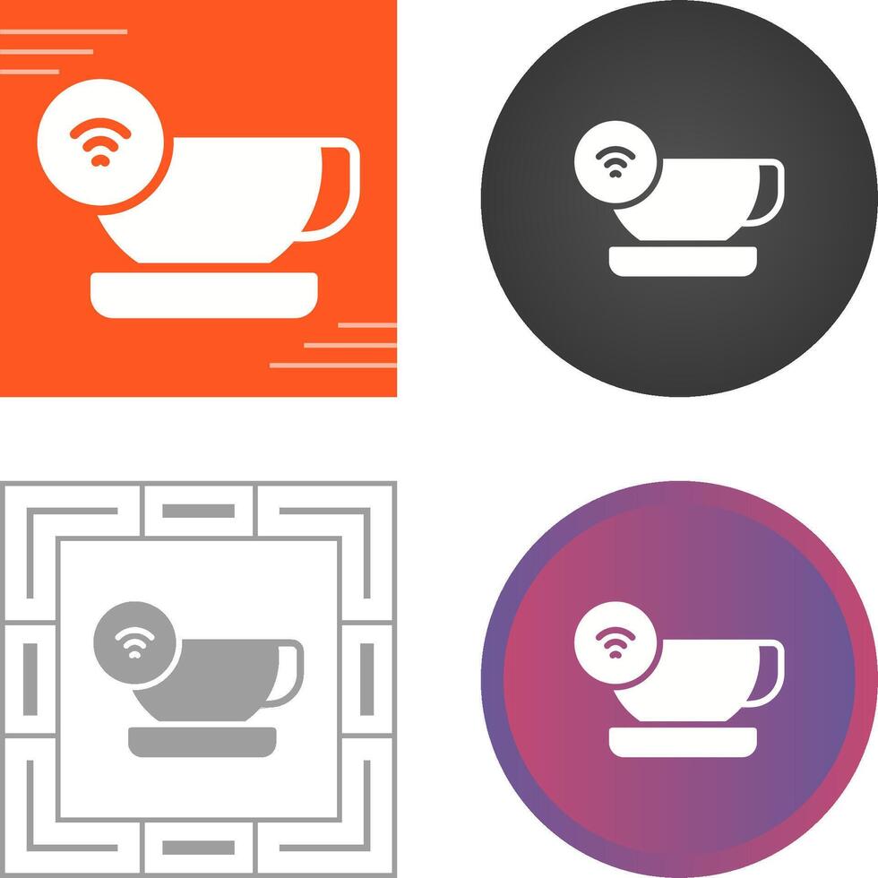 Smart Coffee Mug Vector Icon