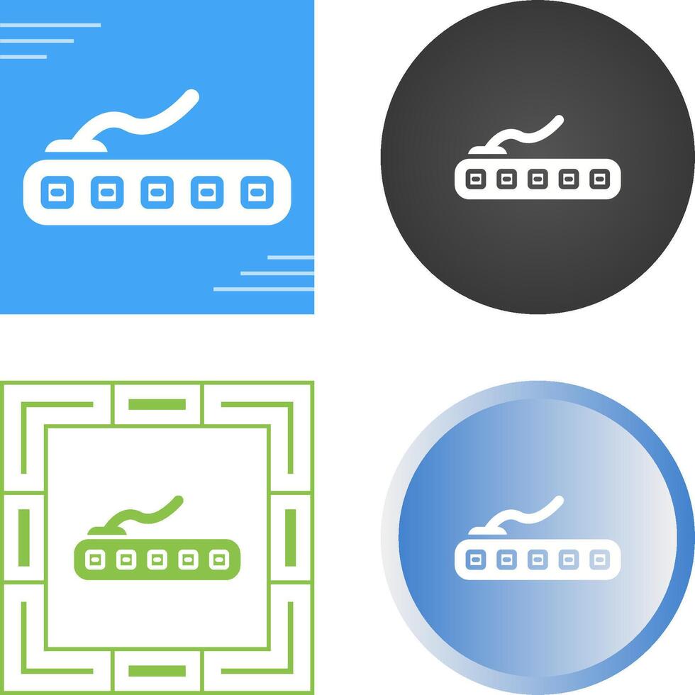 Wi-Fi Enabled LED Strip Vector Icon