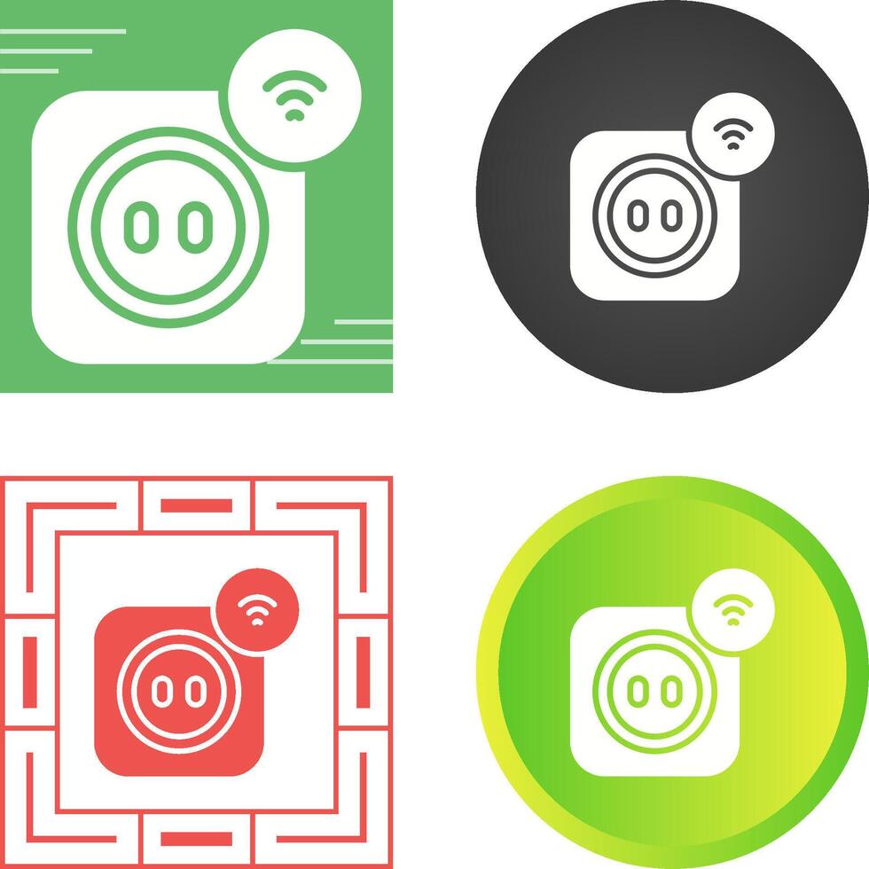 Smart Plug Vector Icon