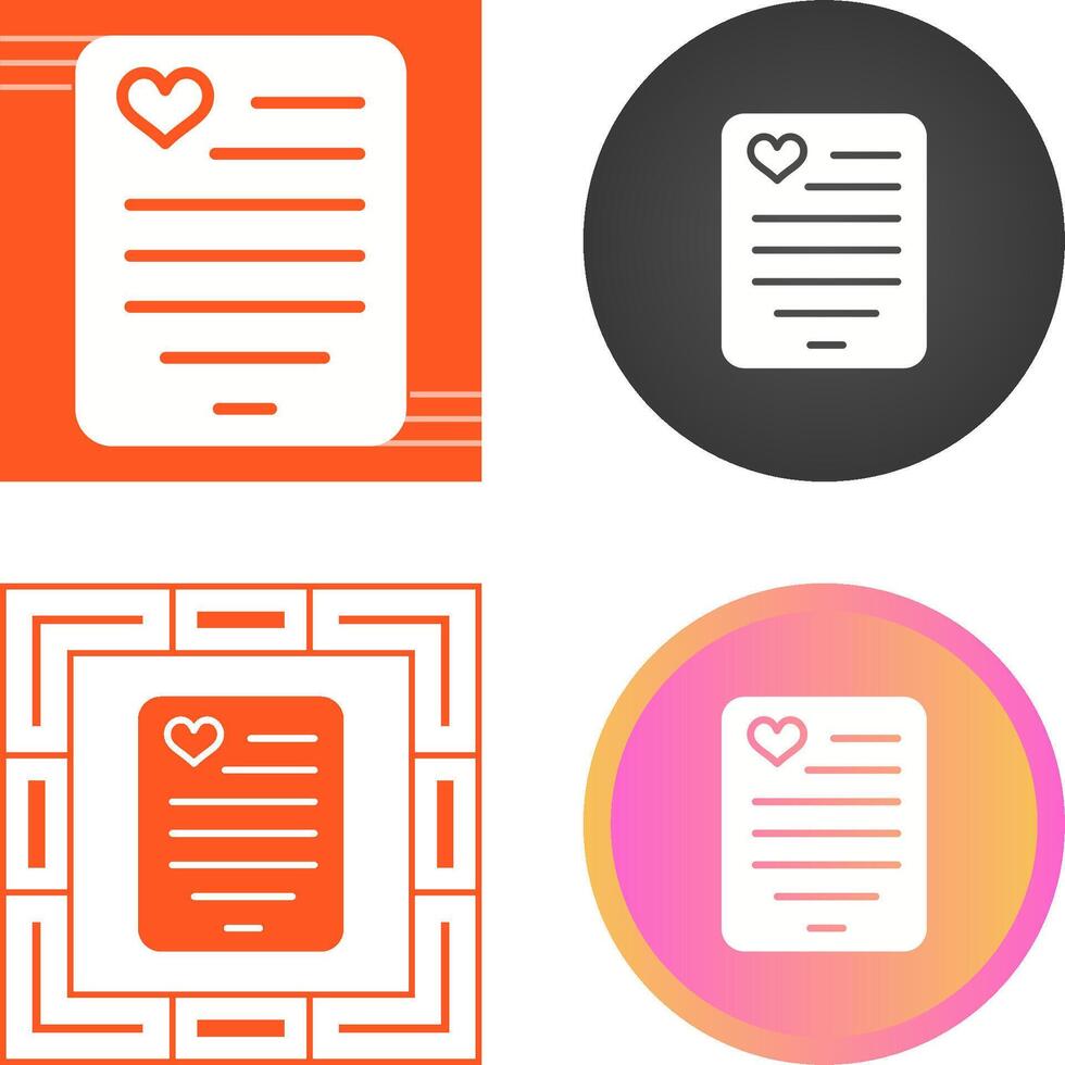 Poetry Vector Icon