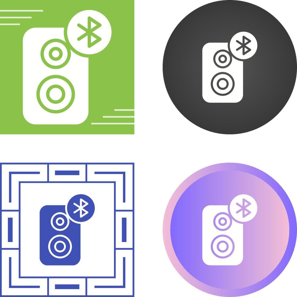 Bluetooth Speakerphone Vector Icon