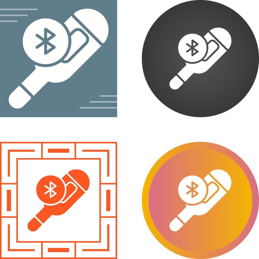 Bluetooth Thermometer Vector Icon