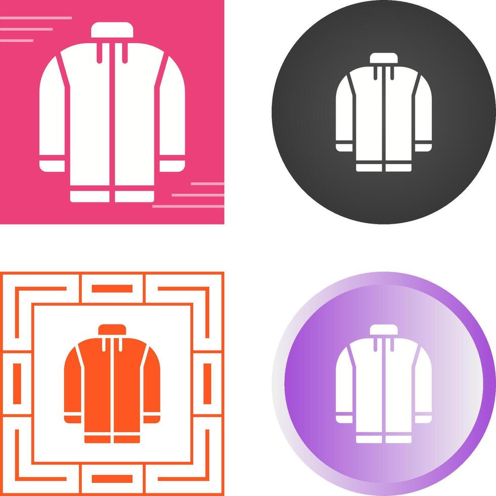Fleece jacket Vector Icon