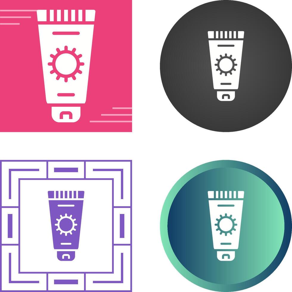 Sunscreen Vector Icon