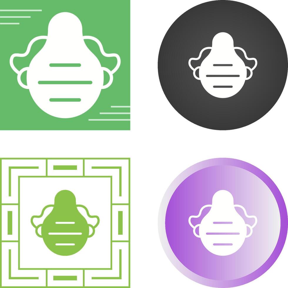 Dust mask Vector Icon