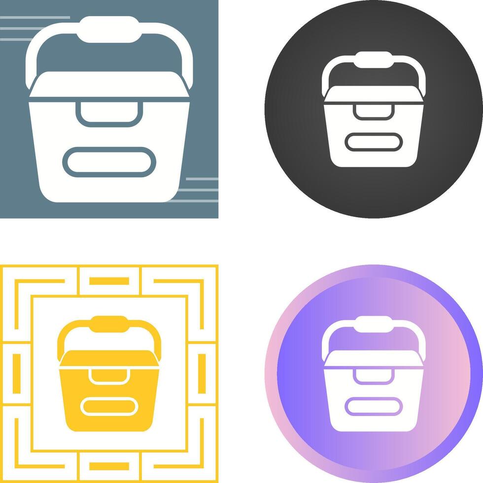 Portable water container Vector Icon