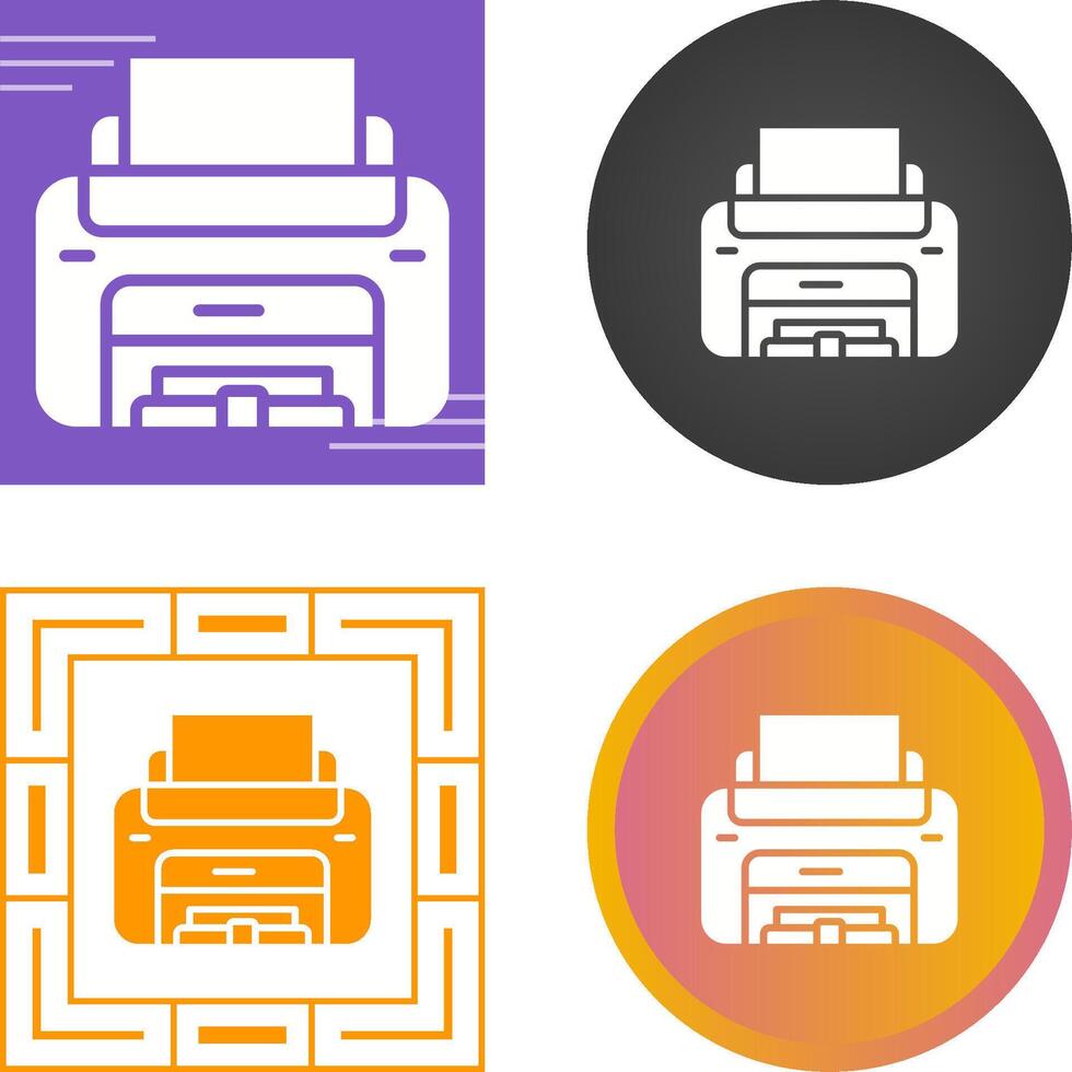Laser Printer Vector Icon