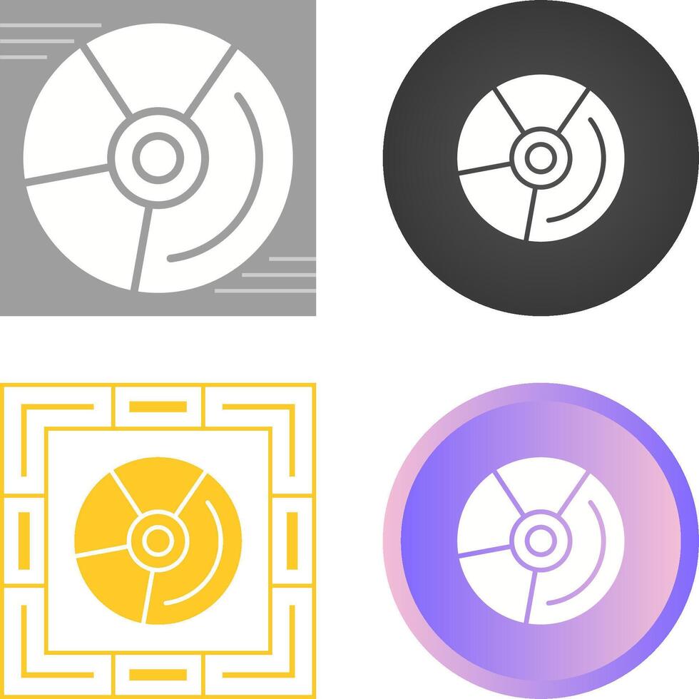 icono de vector de dvd