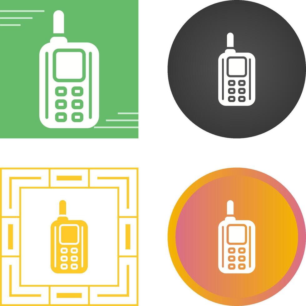 Walkie Talkie Vector Icon