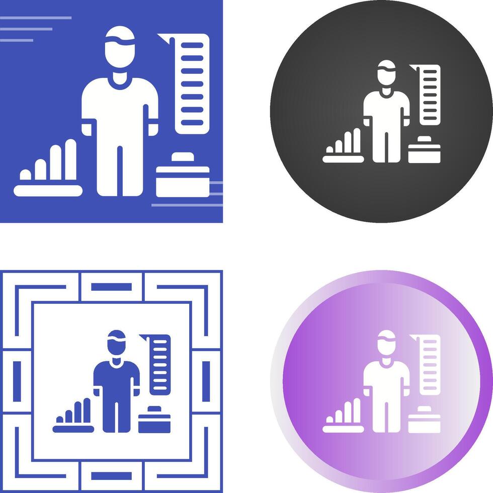 HR Analytics Vector Icon