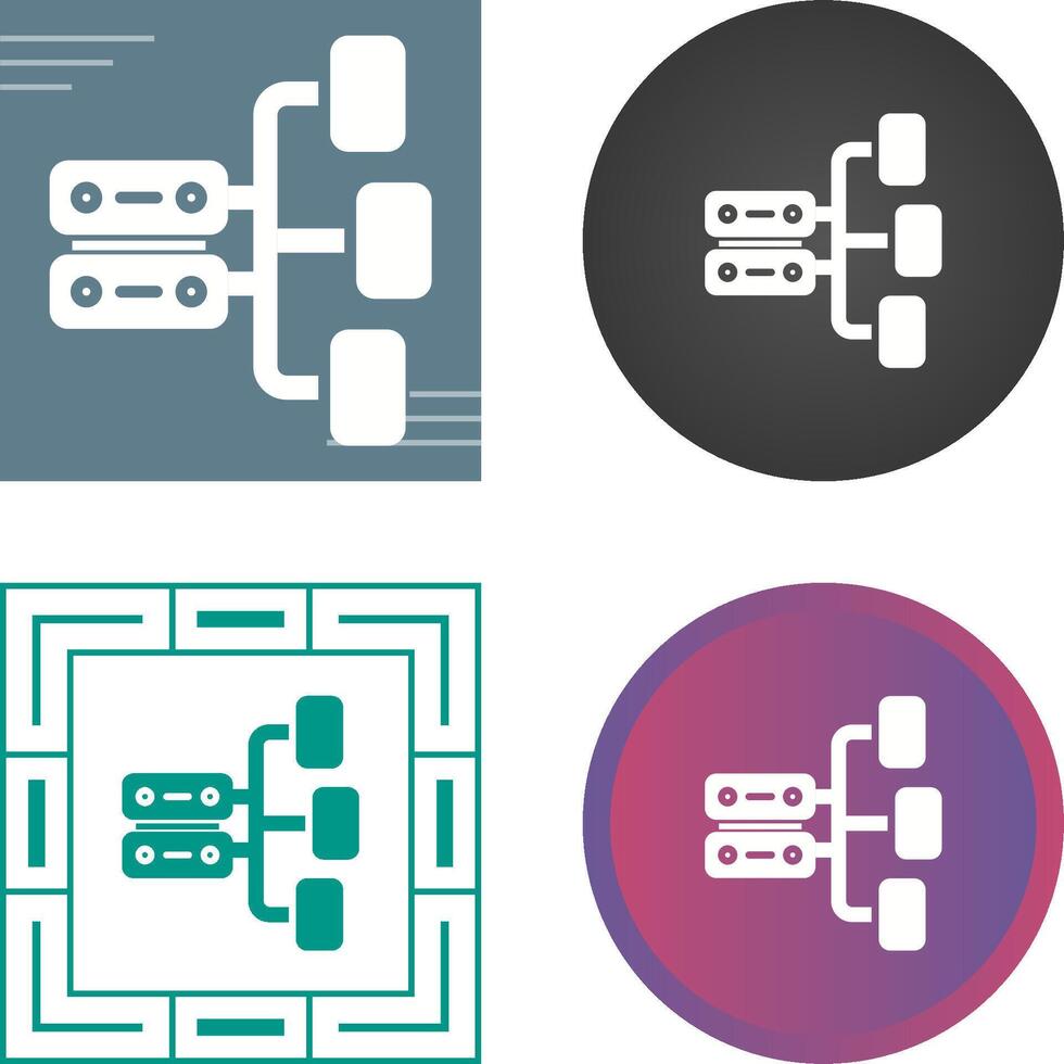 Data Architecture Vector Icon