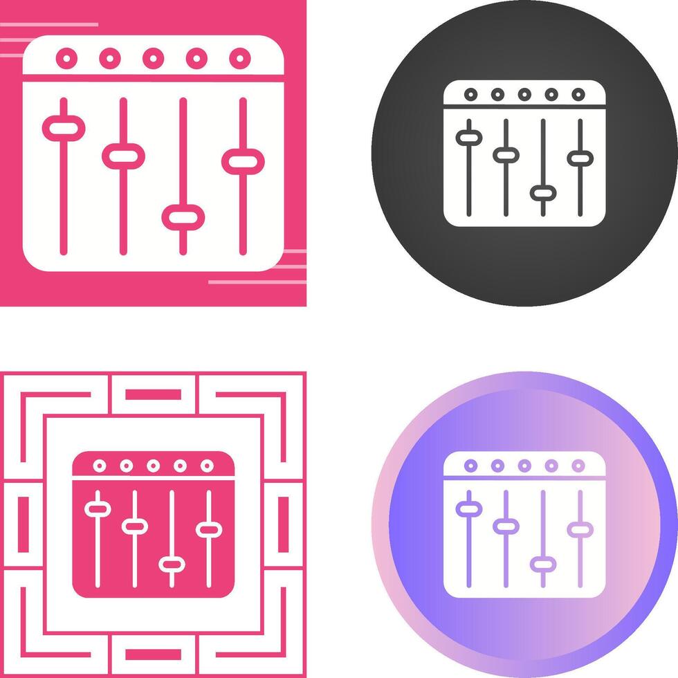 Mixer Vector Icon