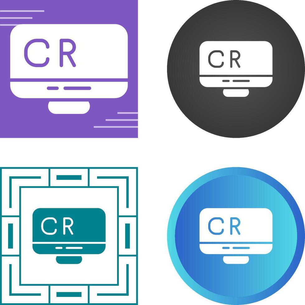 crm analítica vector icono