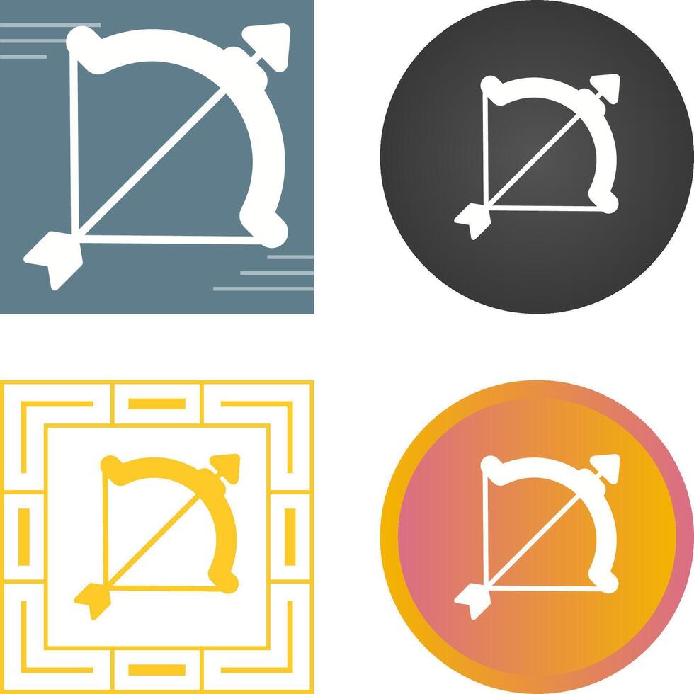 Bow and arrow Vector Icon