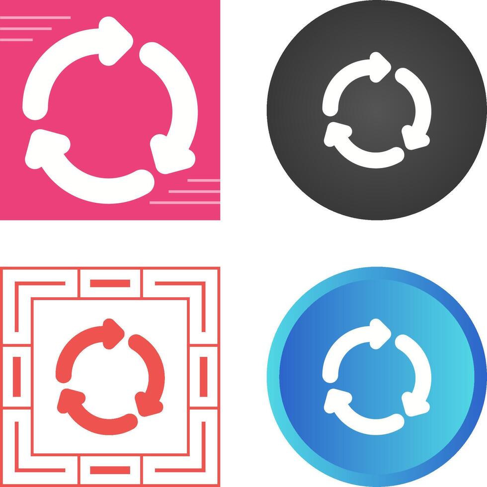 Recycling symbol Vector Icon