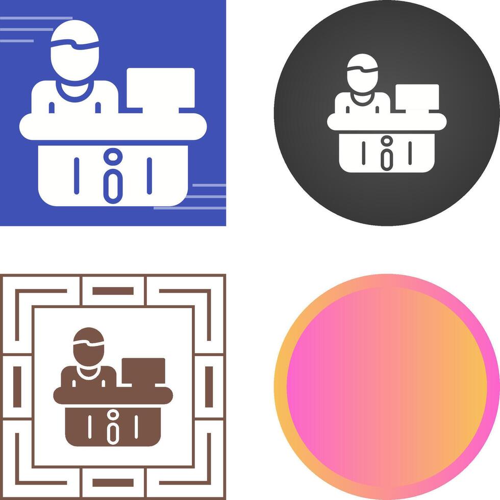 Reception Vector Icon