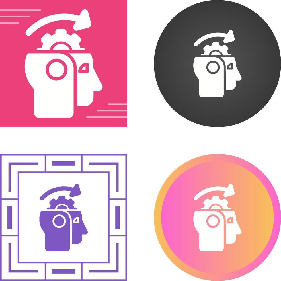 Machine Learning Vector Icon