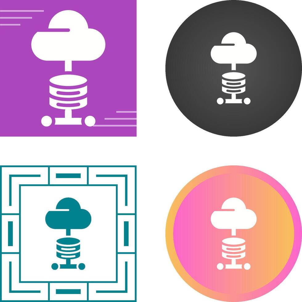 Cloud Computing Vector Icon