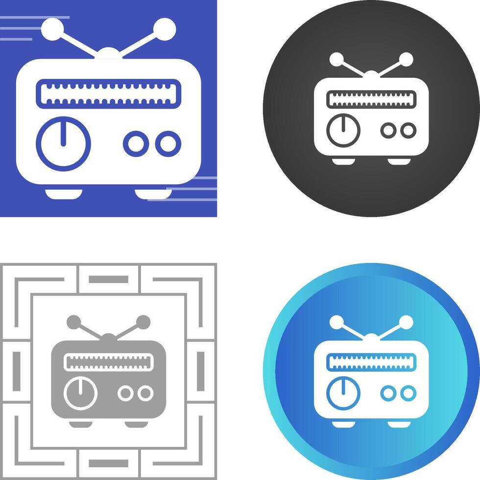 Radio Vector Icon