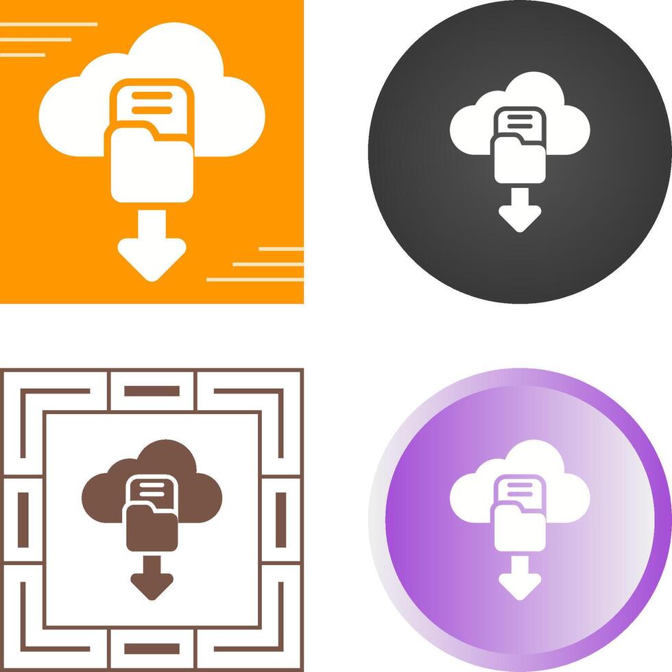 Cloud Security Auditing Vector Icon